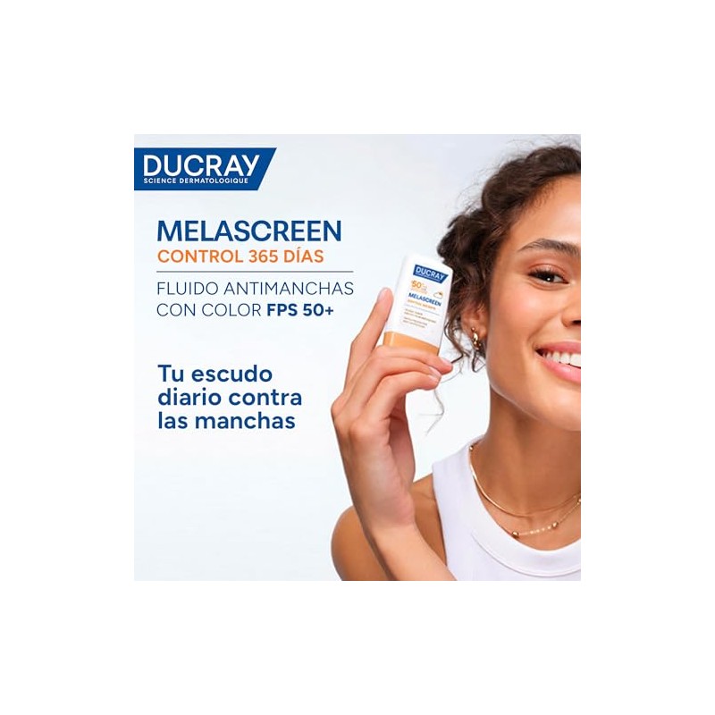 DUCRAY, Melascreen Control 365 Fluido Protector Antimanchas FPS 50+ con