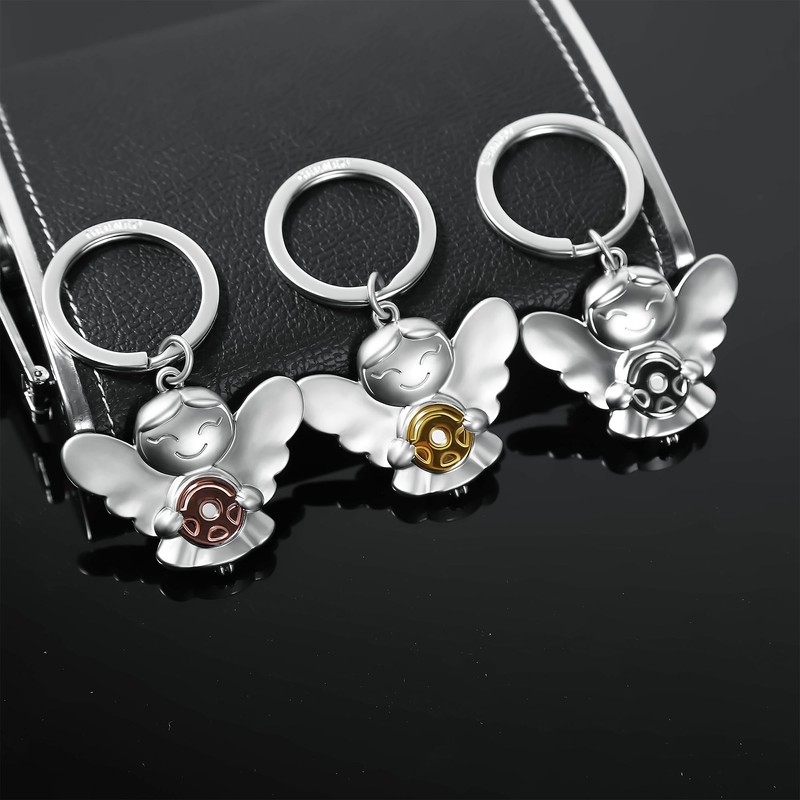 GERNEO® Guardian Angel Keyring Emma - Your Lucky Charm for