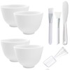8Pack Silicone Face Mask Mixing Bowl Set for Estheticians Facials,