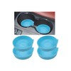 TNAIYH 4PCS Car Cup Holder Coasters, Silicone Non Slip Vehicle