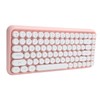 Ajazz Wireless Keyboard Bluetooth 84 Keys Retro Round Keycap Gaming