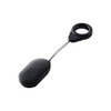 Elecom P-SRB01BK Bluetooth Selfie Remote Control, Small, Strap Included, Black