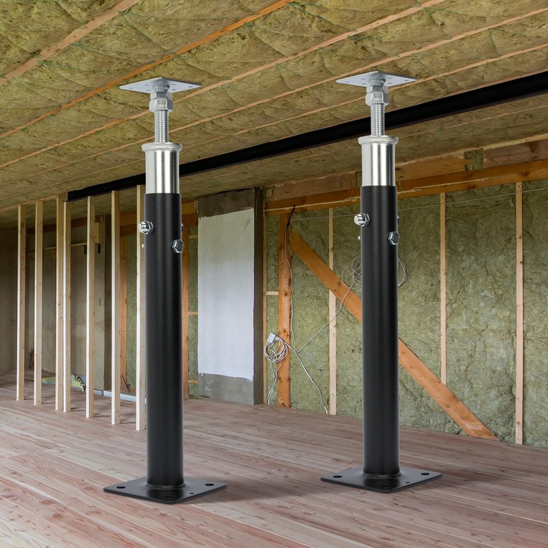 yeshine 2PCS Basement Floor Jacks, 19.7"- 33.5" Height Range, Adjustable