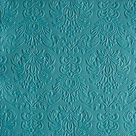 Ambiente - Servietten - Elegance - geprägt - petrol