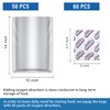 50 Pack 1 Gallon Mylar Bags for Food Storage with