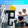 CJZMBSTY Paddle Bag Fence Hook, Court Storage Hanger for Paddles