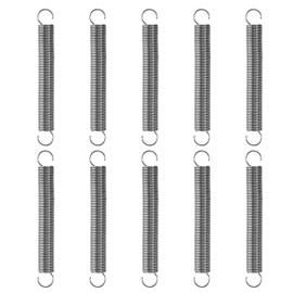 GUNGY Tension Springs with Hooks Stainless Steel Tension Spring 65 mm Outer Diameter 8 mm Wire Diameter 0.7 mm Maximum Tensile Force 0.87 kg 0.7 x 8 x 65 mm Pack of 10