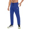 G Gradual Pantalones deportivos para hombre con bolsillos con cremallera,