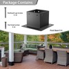 4x4 Stainless Steel Deck Post Base 4pcs | Internal 3.5"X3.5"|