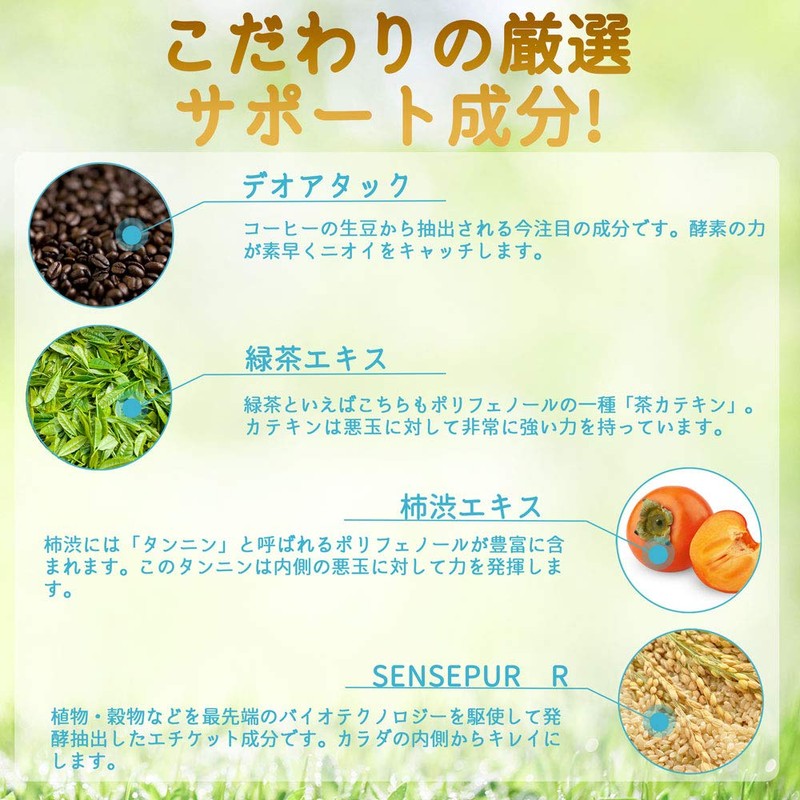 LOHAStyle(ロハスタイル) エチケアplus 90粒 口臭サプリ 爽臭サプリメント ニオイトラブル対策 口臭ケア タブレット