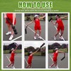 VercanMonth Tennis Serve Trainer Rebound Aid Moving Ball Tool Improves