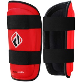 FARABI BOXING SHIN GUARD SHIN PAD SHIN INSTEP SHIN PROTECTOR FOR TRAINING PROTECTION & WORKOUT (Red)