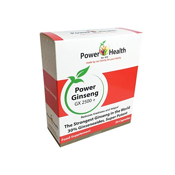 Power Health 100mg Ginseng GX2500+ - Pack of 30 Capsules