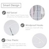 MIZGI Premium Clear Hangers (Pack of 50) Heavyduty-Acrylic No Shoulder