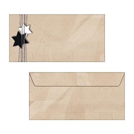 SIGEL DU079 Christmas Envelopes Christmas Wrapping DIN Long Pack of 50