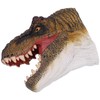 Dinosaur Puppet Rubber Portable Nontoxic Durable Wearable Hand Painted Craft