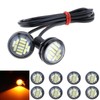 DriSentri 10pcs 18mm Car Eagle Eye DRL Led Daytime Running