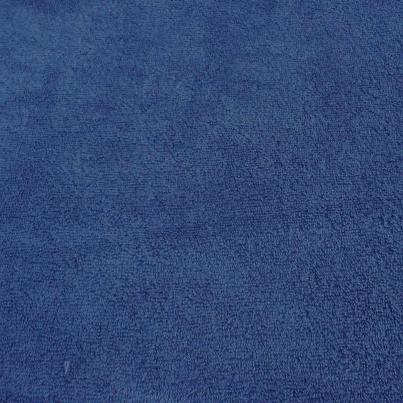 Terry Cloth Fabric, Cotton, 380 g/m², Dark Blue, Width 150