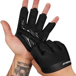 ATERCEL Gym Workout Gloves for Men Women, Weight Lifting Gloves with Full Palm Protection & Extra Grip, Breathable Exercise Gloves for Fitness Training Crossfit Sports Essentials
