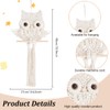 ORIGACH DIY Macrame Owl Wall Hanging Kit Hand Woven Macrame