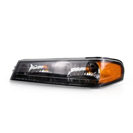 CarLights360: For 2004-2012 Chevy Colorado Front Signal/Corner Light Assembly Driver Side Black Housing-DOT Certified Replacement for GM2520189 | 20936077, 25942427, 15851204, 21998035