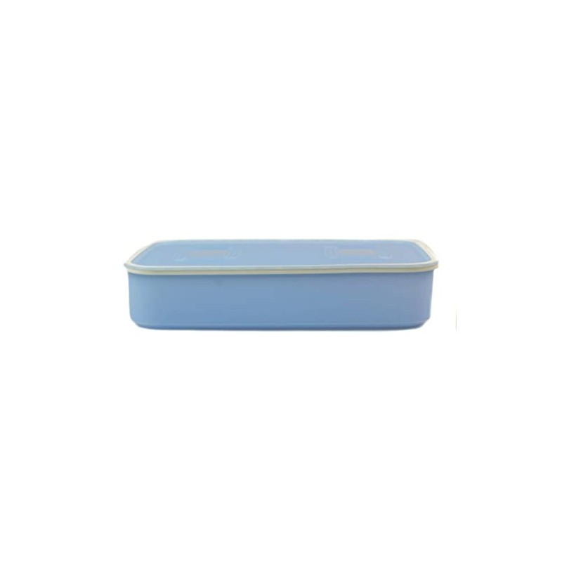 Tupperware Quadro Optimum Ultimo Storage Box 1.1 Litre Light Blue
