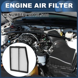 INFINAUTO Motorluftfilter Motorfilter Luftreiniger Nr. 28113L5100 für Hyundai Santa Fe 2021-2023 Langzeit