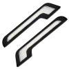 AUTOXBERT 2x Daytime Running Light LED White Light L-Shape Strip