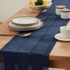 ZeeMart Macrame Style Boho Table Runner, Navy Table Runners 108