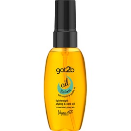 got2b Oil-licious Lightweight Styling & Care Oil 50 ml, for Nourished, Glossy Hair, with Argan & Jojoba Oil, Vegan Formula