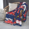 Fire Truck Blanket Warm Plush Firefighter Flannel Throw Blanket Super