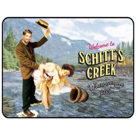 Tin Sign Vintage Retro Man Cave Bar Pub Shed Novelty Gift Aluminium Metal Tin Wall Décor Sign - Welcome Schitts Creek Tv Show Town inspired