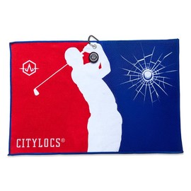 Magnetic Golf Towel, Ultra-Absorbent, Durable & Convenient, Caddie:_US League Golf Towel