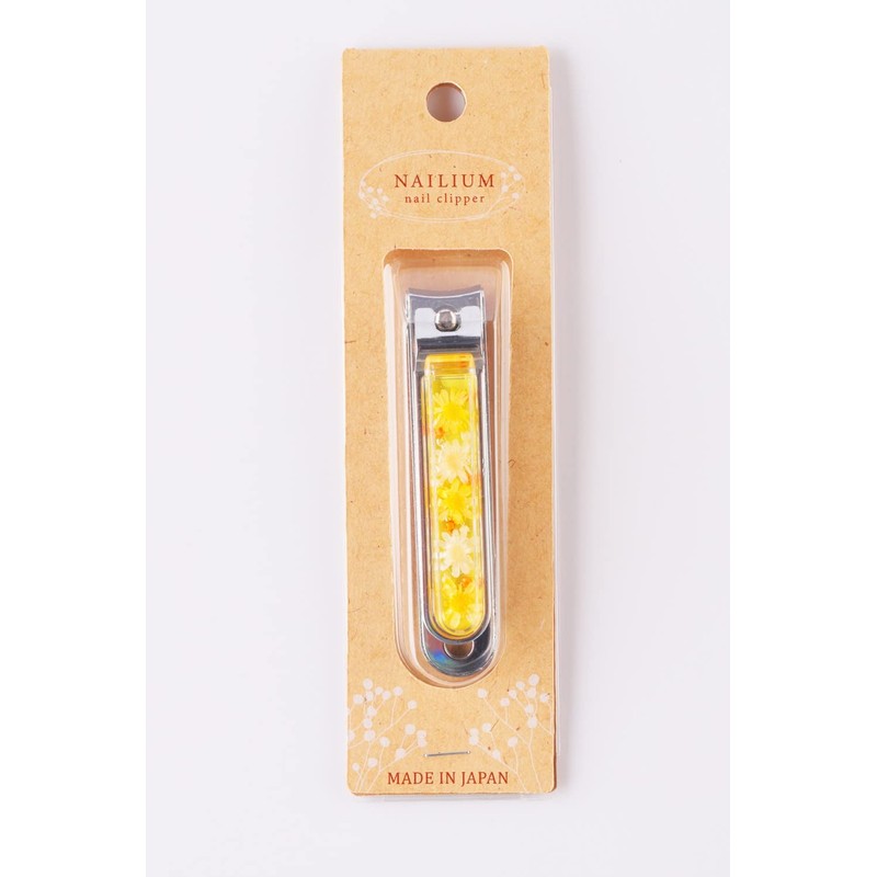 Nikken Cutlery Nail Clippers NAILIUM Vitamin Yellow NU-13Y