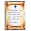 2 Timothy 1:7 Bible Verse Fridge Magnet (2.5 x 3.5