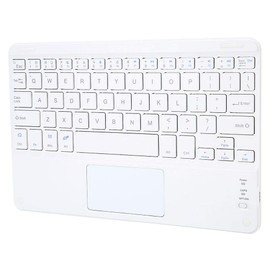 Wendry Teclado Bluetooth Touchpad con Panel Táctil, Teclado Wireless, Teclado Bluetooth Portátil de 9 Pulgadas Pies Diseño Teclado Bluetooth Ultra Delgado(Adecuado para