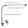LED Desk Lamp with Clamp, Long Flexible Gooseneck Bendable Desk