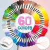 LOVIMAG Embroidery Floss 60 Skeins Per Pack for Cross Stitch