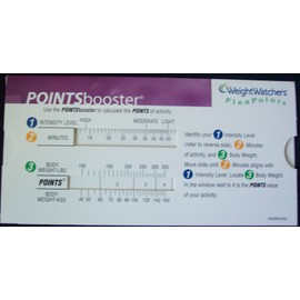 Weight Watchers POINTSbooster to calculate points of activity, Flexpoints
