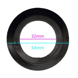 Rubber Replacement Seal for Strainer Baskets, Replacement Part for Our Diameter 78-79 - 80-82 - 83 mm Strainer Basket, Outer Diameter 54 mm, Inner Diameter 32 mm, 4.6 mm Thick, Strainer Basket Seal, Strainer Basket Repair, 3 Pieces