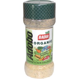 Badia Organic Adobo Latin Seasoning 12.75 Oz, Kosher, Gf, No Msg