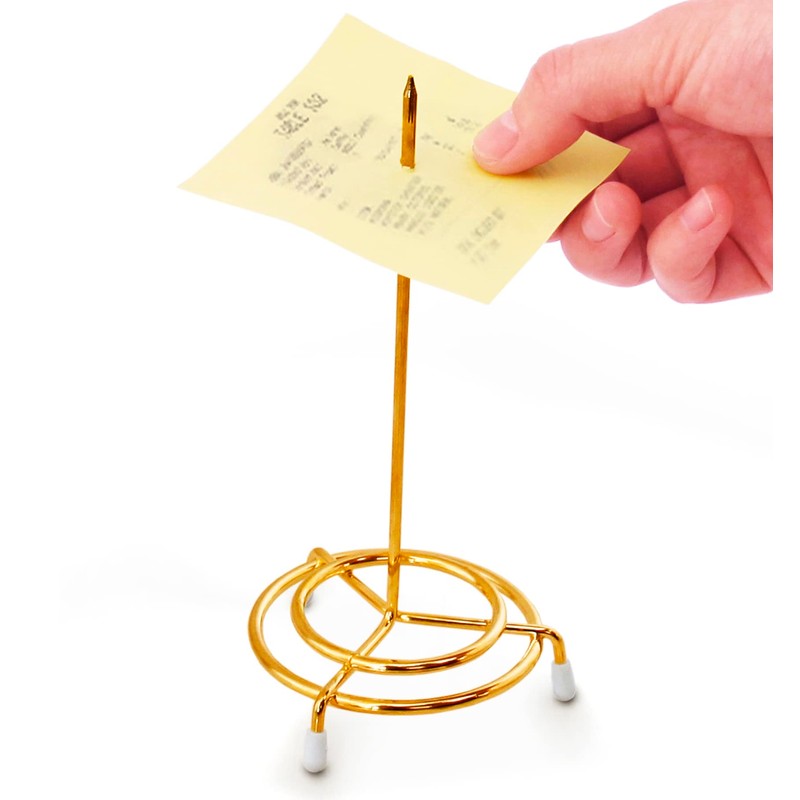 New Star Foodservice 23770 Brass Plated Check Spindle Holder for