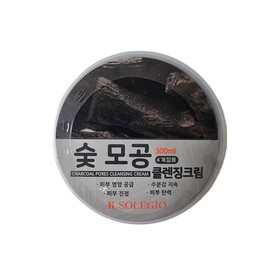 K Soleggio Cleansing Cream 300ml (Charcoal) 2ea