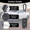 2 Button Car Key Casing, Compatible with VW Keys, Compatible