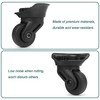 Ech.Apr 2Pcs Luggage Wheels Replacement, Rubber Luggage Swivel Caster, 360