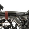 2in1 Leather wheel frame strap for BROMPTON BICYCLE and trousers