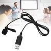 Bewinner Micrófono Lavalier USB, Micrófono de Computadora Omnidireccional con Clip