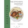 Cat Cross Stitch Kit "The Stitchers's Assistant" with Threads, Fabric,