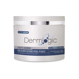 Anti Aging Resurfacing Peel Pads- Triple Action Chemical Peel Pads Combined with Glycolic, Lactic, and Salicylic Acids. Smooth’s Fine Lines, Wrinkles, Dark Spots, and Imperfections to Enhance the Skin