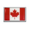Elektroplate Premium Canadian Maple Leaf Flag Flag All Metal Chrome
